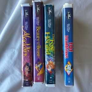 Four Disney Black Diamond VHS